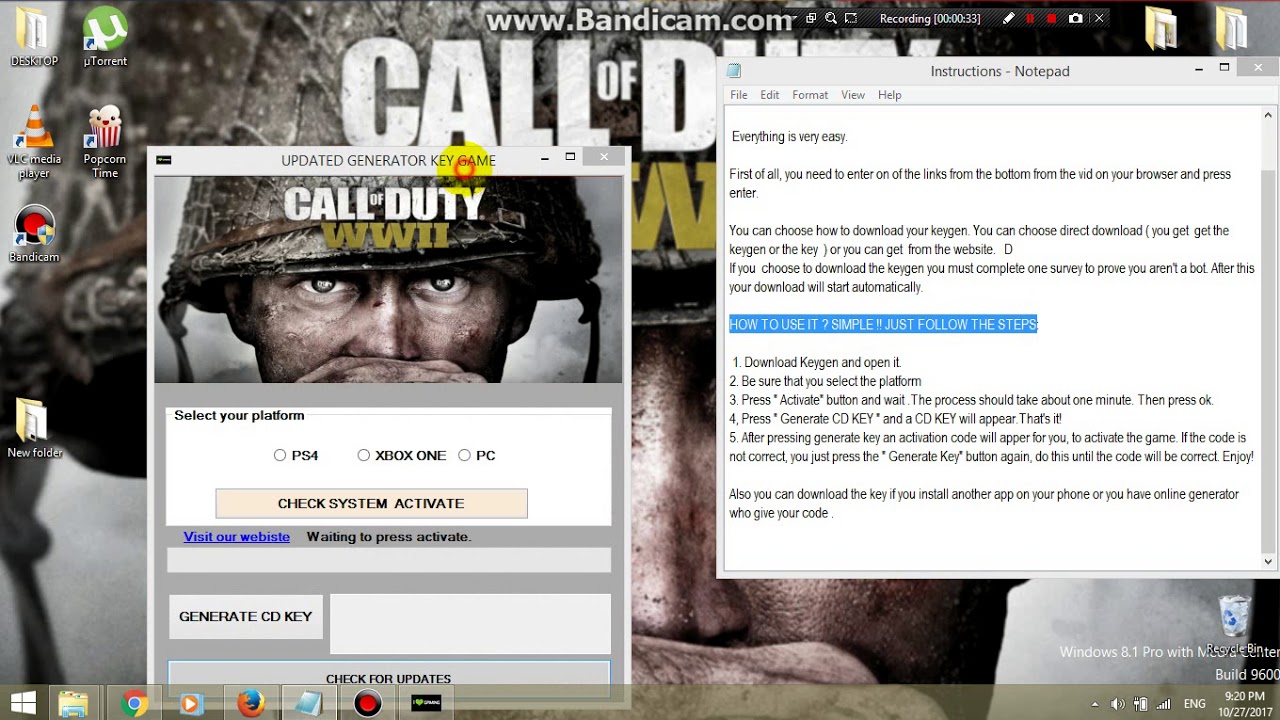 Call Of Duty Ww2 Keygen Key Code Generator Pc